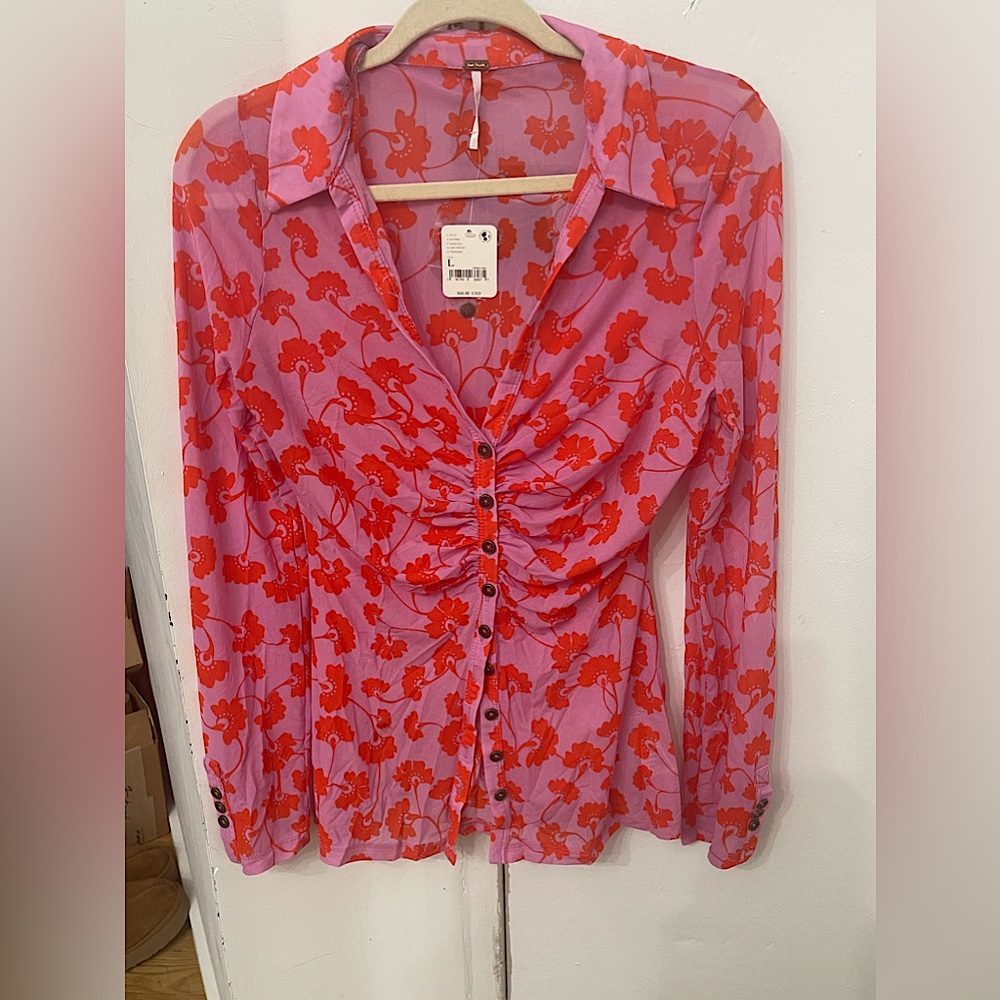Free People NWT Lucky Shirt